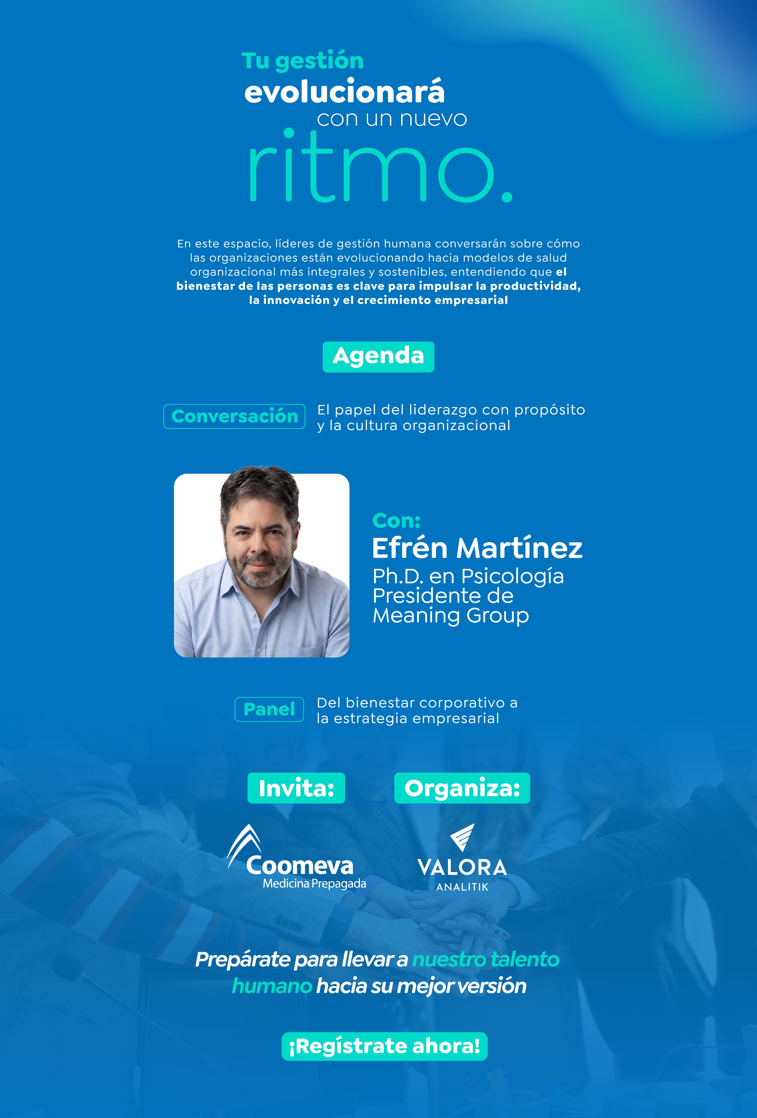 Agenda, ponentes y organizadores