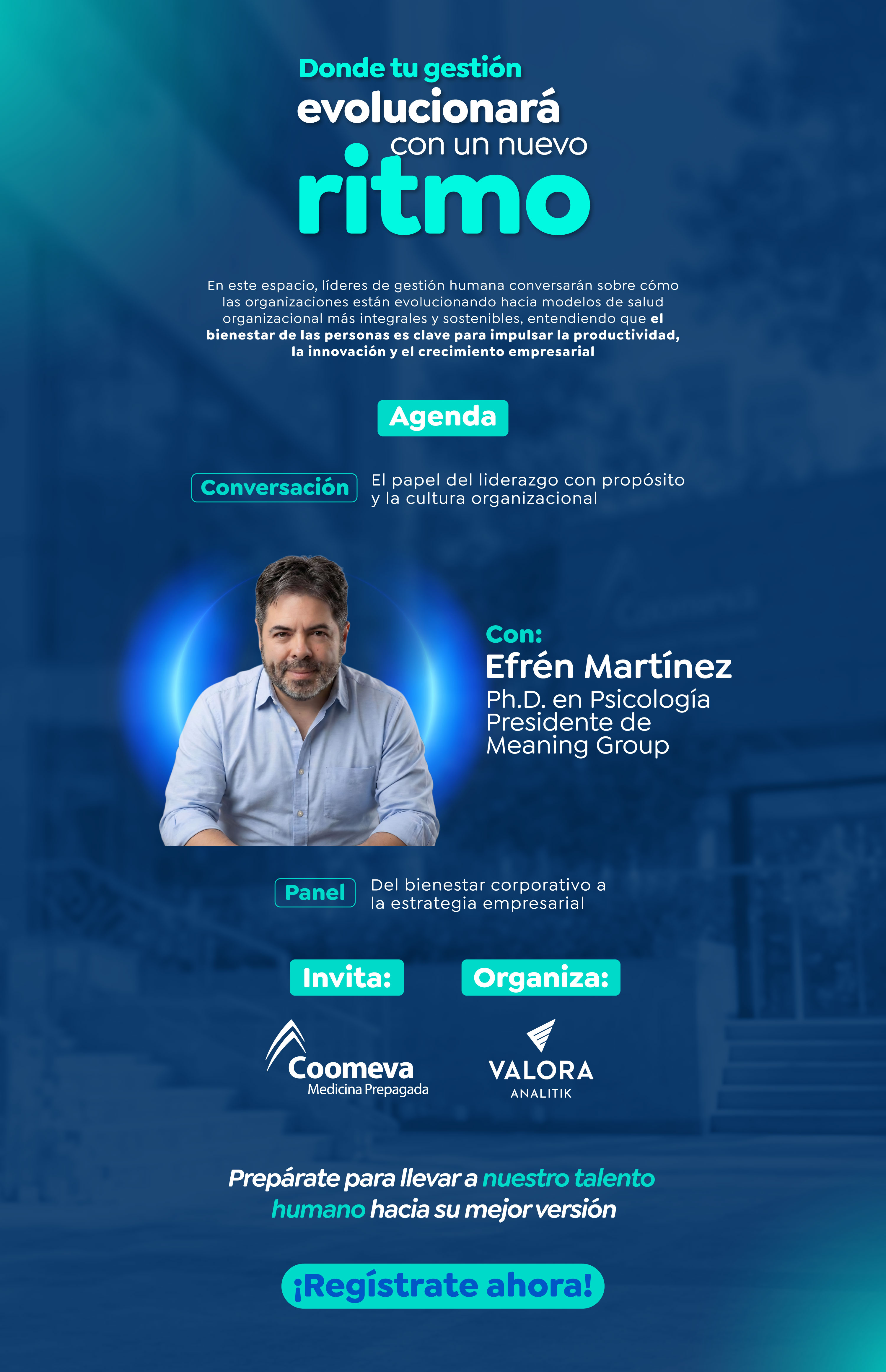 Agenda, ponentes y organizadores